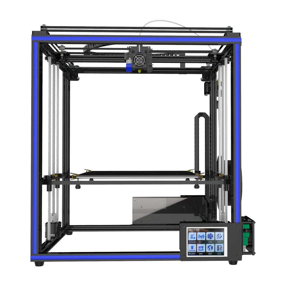 Tronxy X5SA 3d принтер 330x330x400 мм 3D печатная машина высокой точности большой мощности lcd