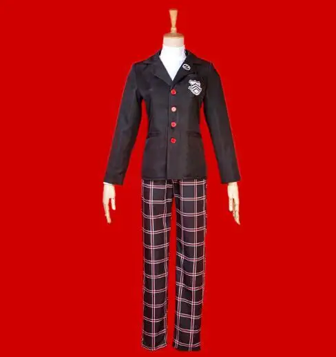 Костюм для косплея Persona 5 на Хэллоуин униформа Джокера главный герой пальто