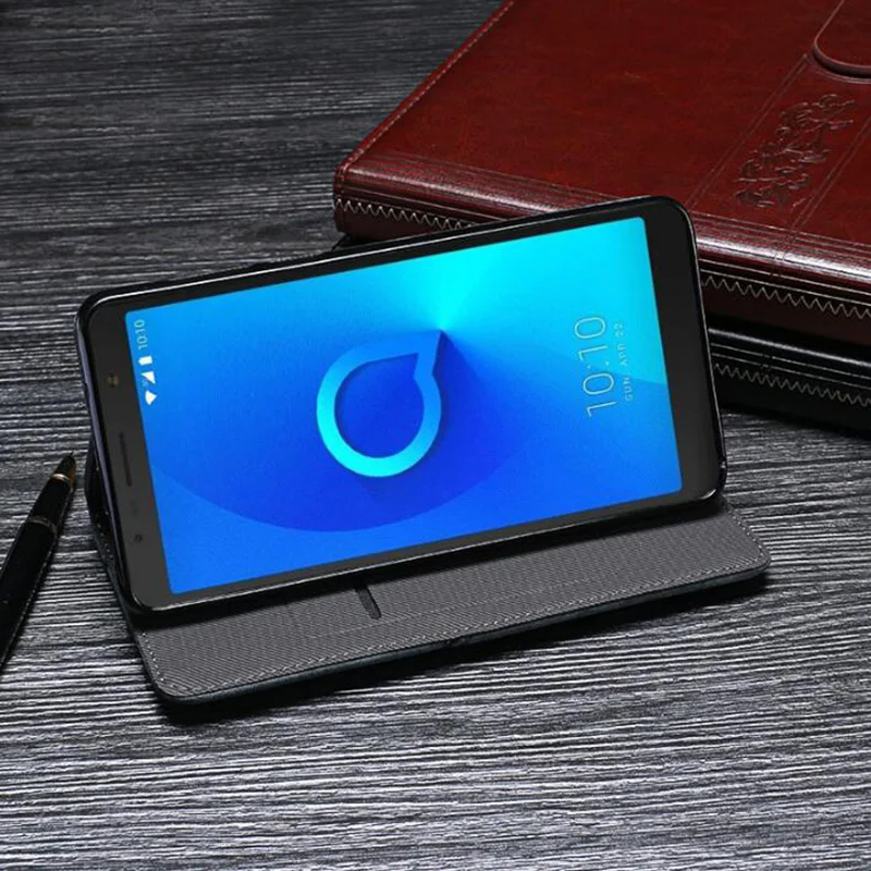 Чехол YeLun для Alcatel 3Cl/5026D высококачественный Роскошный кожаный чехол с откидной