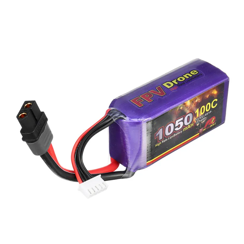 1/4 шт. мой красный берет 14 8 V 1050/1300/1800 мА/ч 100C 4S Lipo Батарея XT60 разъем для Eachine Tyro99