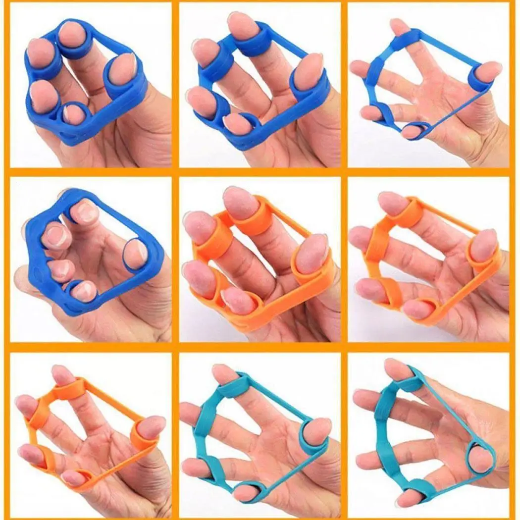 Унисекс Силикагель Finger Puller выпрямитель пальца тренировочные игрушки зеленый