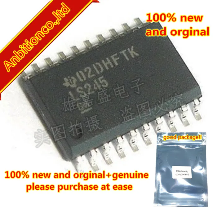 10 шт. 100% Новый оригинальный SN74LS245D SN74LS245DWR LS245 SOP20 в наличии на складе | Компьютеры и