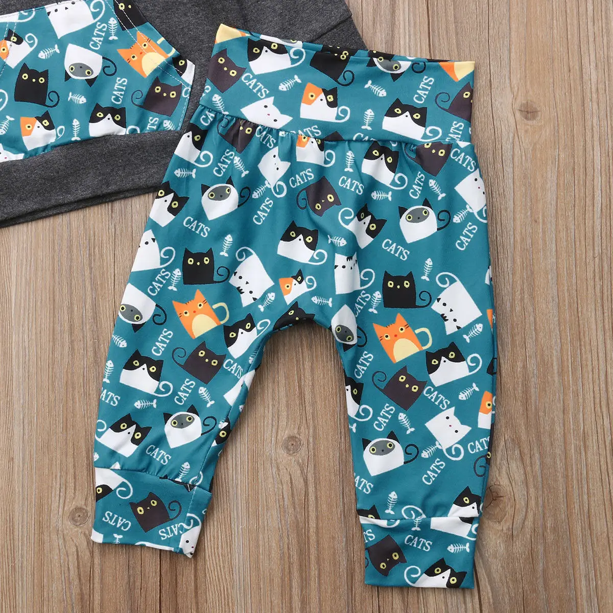 Pudcoco Baby Set 0-24M USA Newborn Kid Boy Girl Clothes Hooded Tops + Pants Outfits Tracksuit | Детская одежда и обувь