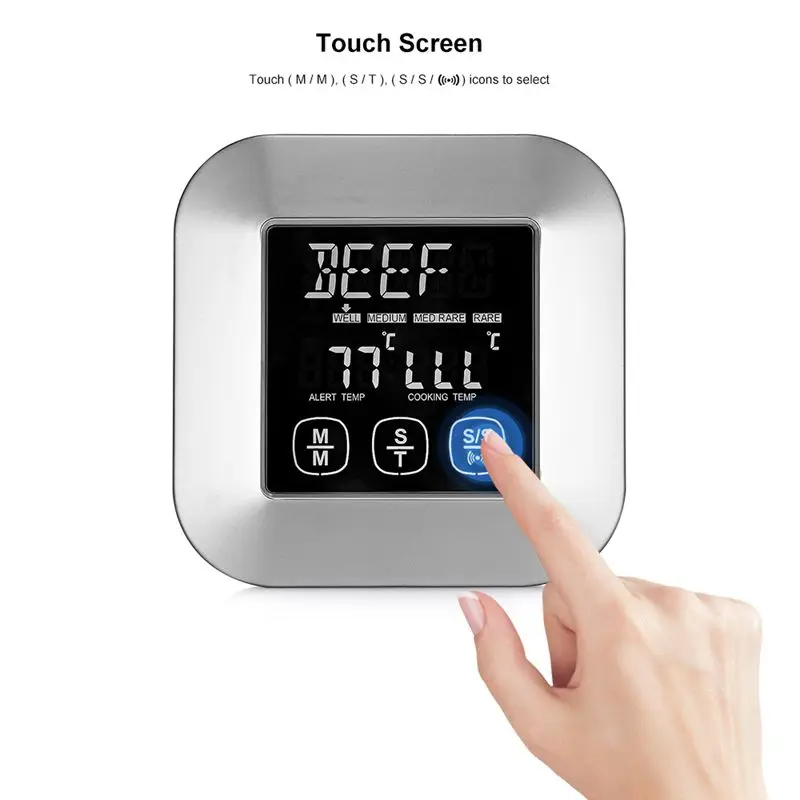 3 шт зонд цифровой термометр для мяса беспроводной барбекю Diy приготовления пищи