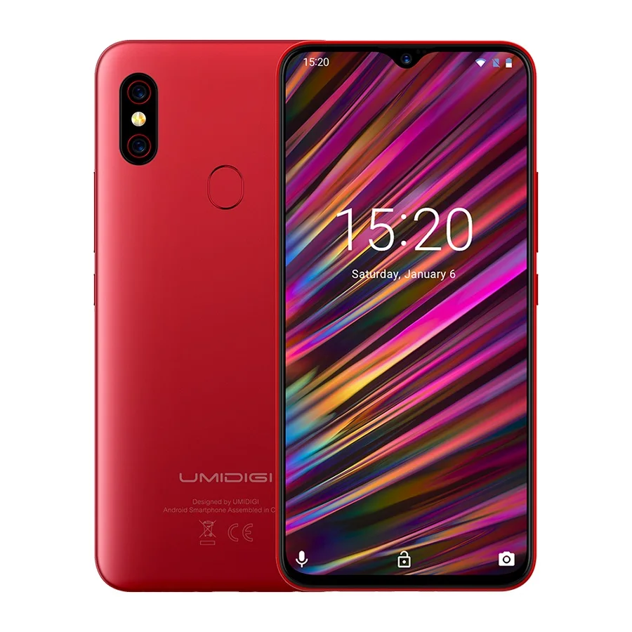 UMIDIGI F1 играть 6 3 'ƊG Смартфон Android 9 0 Helio P60 Octa Core 2 ГГц Mali G72 ГБ 64 Гб отпечатков