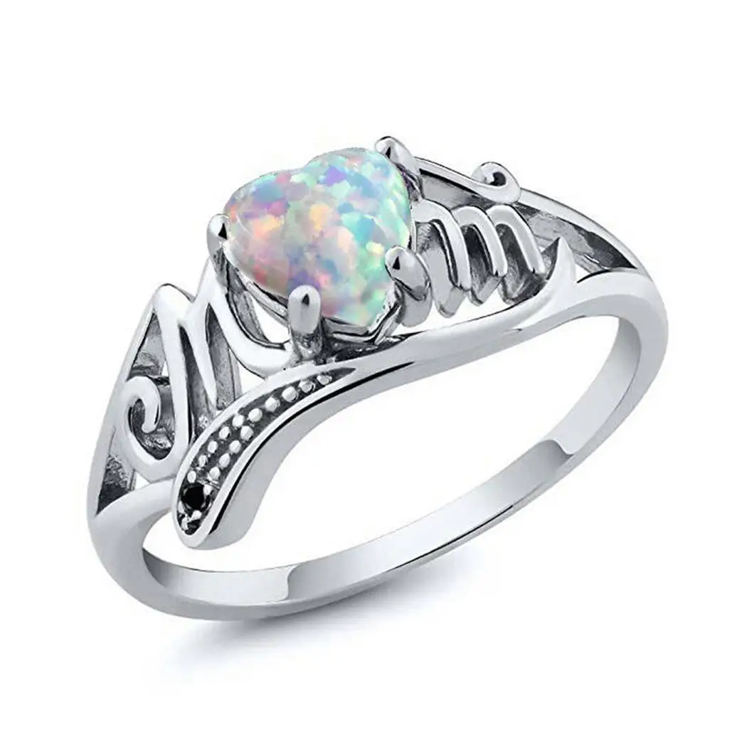 New Women Fashion Casual Artificial Gem Jewelry Charm Silver Wedding Ring | Украшения и аксессуары