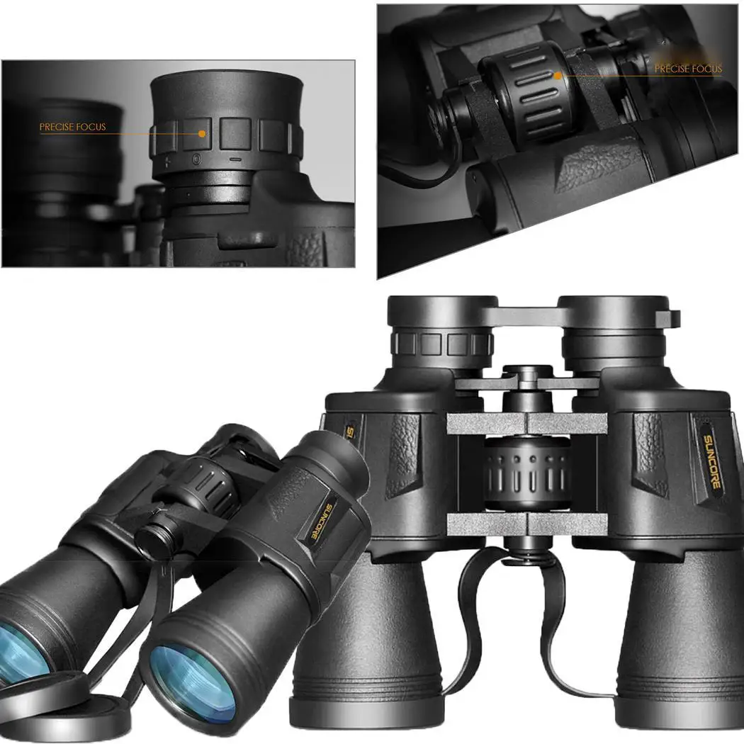 Binoculars Activities Unisex Outdoor Waterproof Portable resistant fog Black Telescope Professional stylish practical | Инструменты