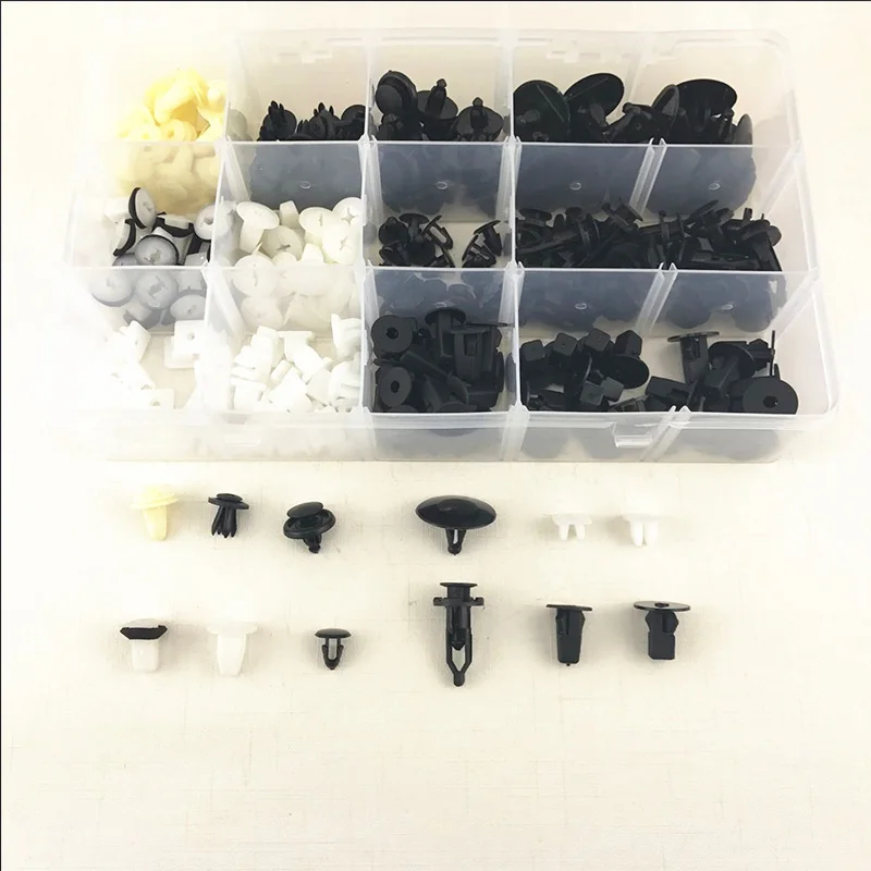 

240Pcs Car Interior Door Trim Panel Retainers Clips Kit Plastic 12 Sizes For Isuzu Mazda Honda