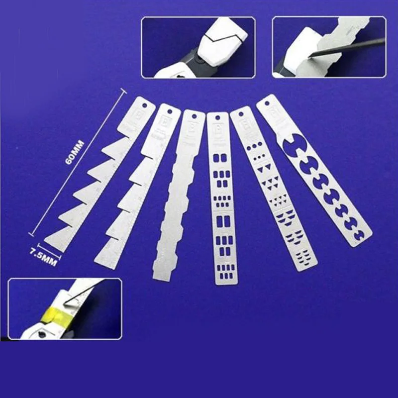 6 шт./компл. модель инструмента Scriber Craft инструмент Scribe линия Гильдия доска + лента