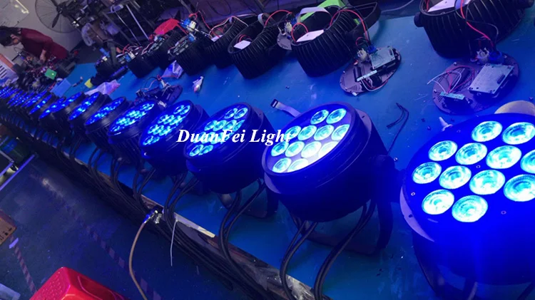 48 шт./лот сверхъяркий китайский par led 12x18 Вт 6 в 1 64 stage light IP 65 rgbwa uv|Эффект освещения
