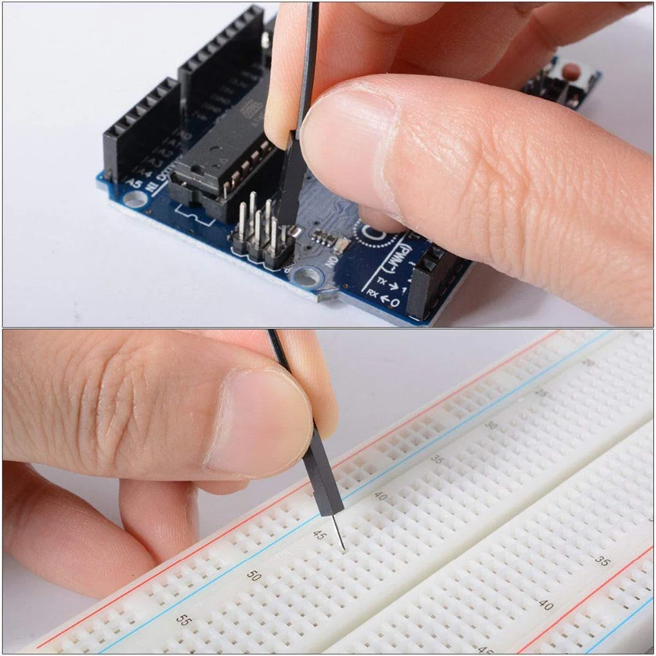 120 шт. Dupont кабель Джампер 40PIN штекер гнездо 10 см/0 см 30 для Arduino макетная плата DIY