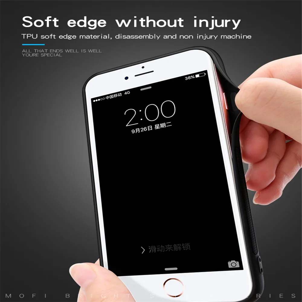MOFi For Huawei Honor 8X Case Play back cover Mate 20 Pro silicone edge fabric phone case for huawei Enjoy 9 Plus capa |