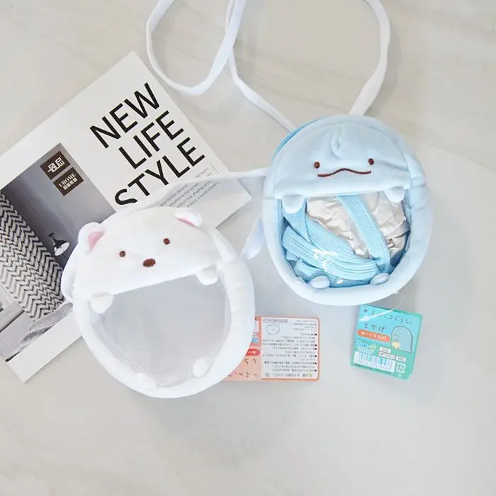Kawaii Japanese Sumikko Corner San X 1 шт. био плюшевый рюкзак ручной биологический плащ женская