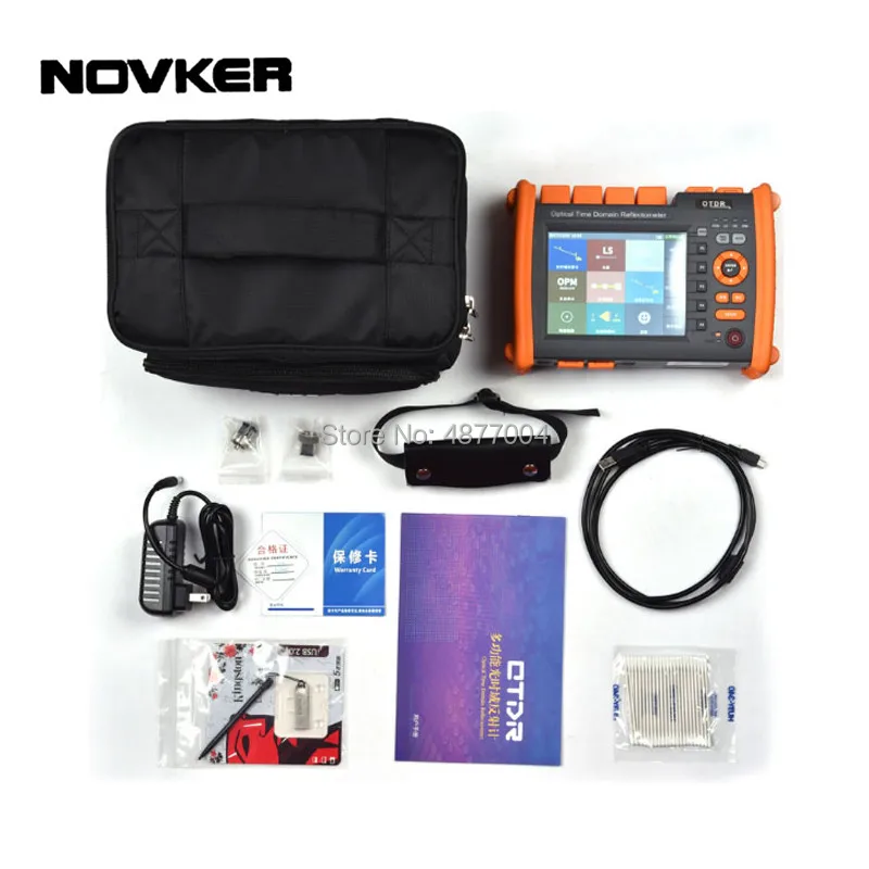 NOVKER NK5600 волоконно оптический OTDR 30/32DB 100 км 1310/1550nm с VFL OPM светильник источник|Оптоволоконное оборудование| |