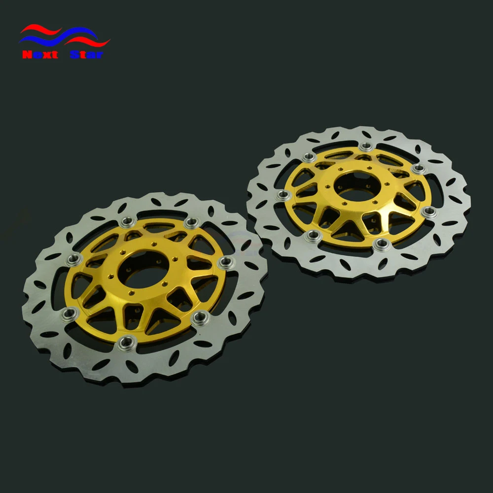 

Motorcycle 296mm Floating Disc Left Right Brake Discs For HONDA VFR800 2002-2013 XL1000 2004 2005 2006 2007 2008 2009 2010 2011