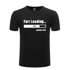 Забавная креативная Мужская футболка Fart с загрузкой шуток, новинка 2018, хлопковая Повседневная футболка с коротким рукавом и круглым вырезом, Топ
