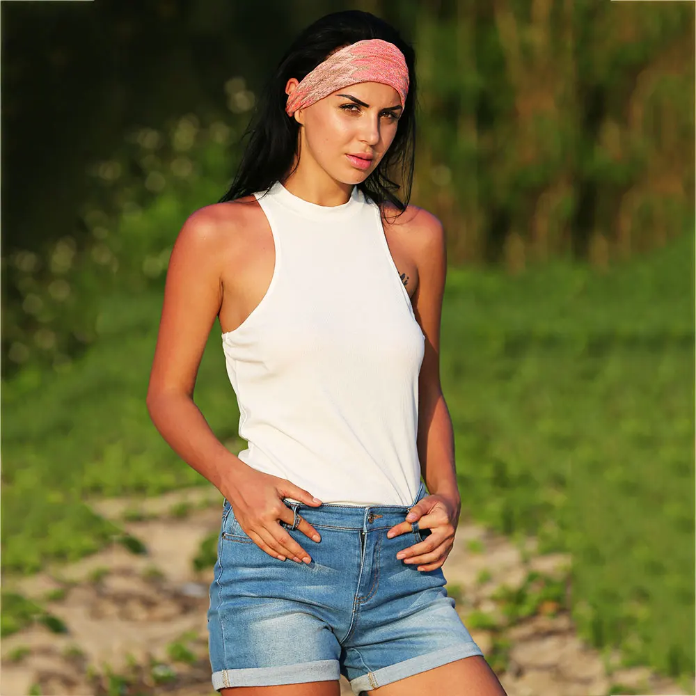 Spring Women Vest Sexy Top Sleeveless Knitted Simple Jewel Collar Knit Female Blouse Pullover Pull Femme Camis On Sale |