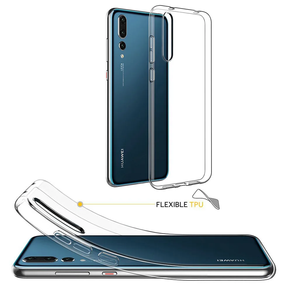 Ультратонкий Мягкий силиконовый прозрачный чехол для телефона Huawei P20 Lite P30 Nine 4 3i 2