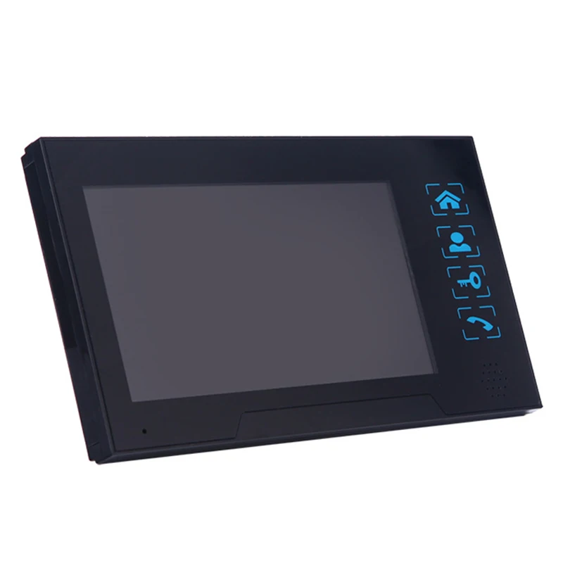 7 дюймов Tft Rfid пароль видео домофон дверной звонок с ИК камерой 1000 ТВ линия система