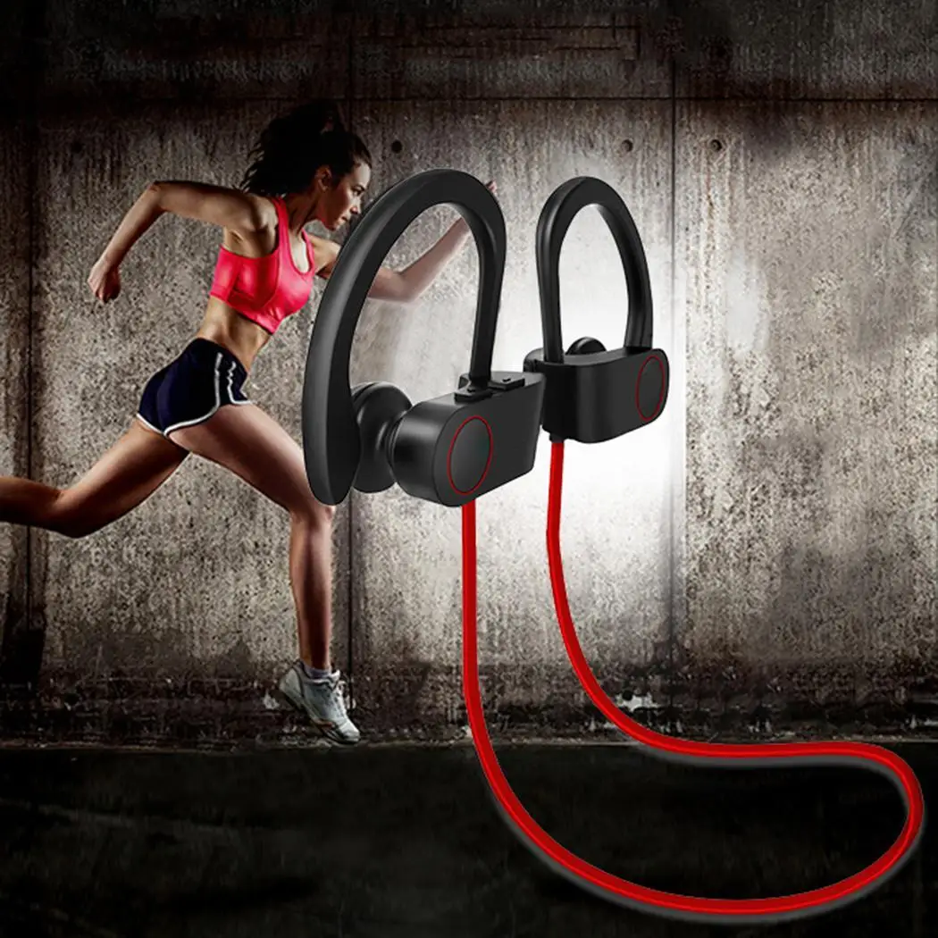 Универсальные беспроводные Bluetooth стерео наушники вкладыши Спортивные