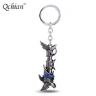 Лига Легенды Jinx cannon LOL, Металлические Брелоки для ключей в подарок, брелок для ключей, ювелирные изделия для автомобиля, Лидер продаж