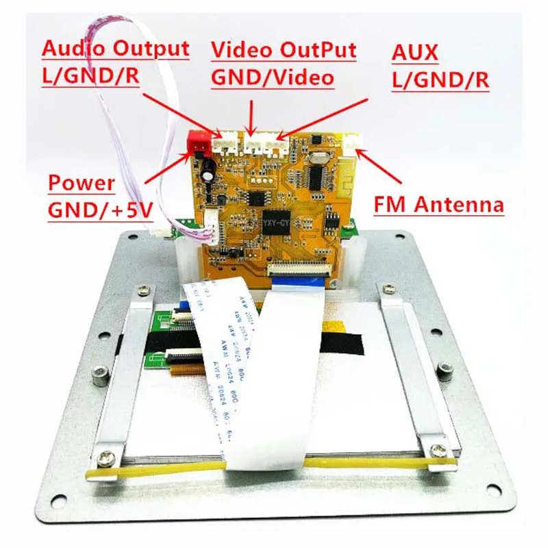 Декодер аудио и видео CLAITE 4 3 LCD DTS плата без потерь Bluetooth приемник MP4/MP5