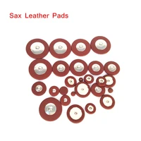 26pcs saxophone leather pads sax leather pads replacement for alto saxophone woodwind instruments accessories