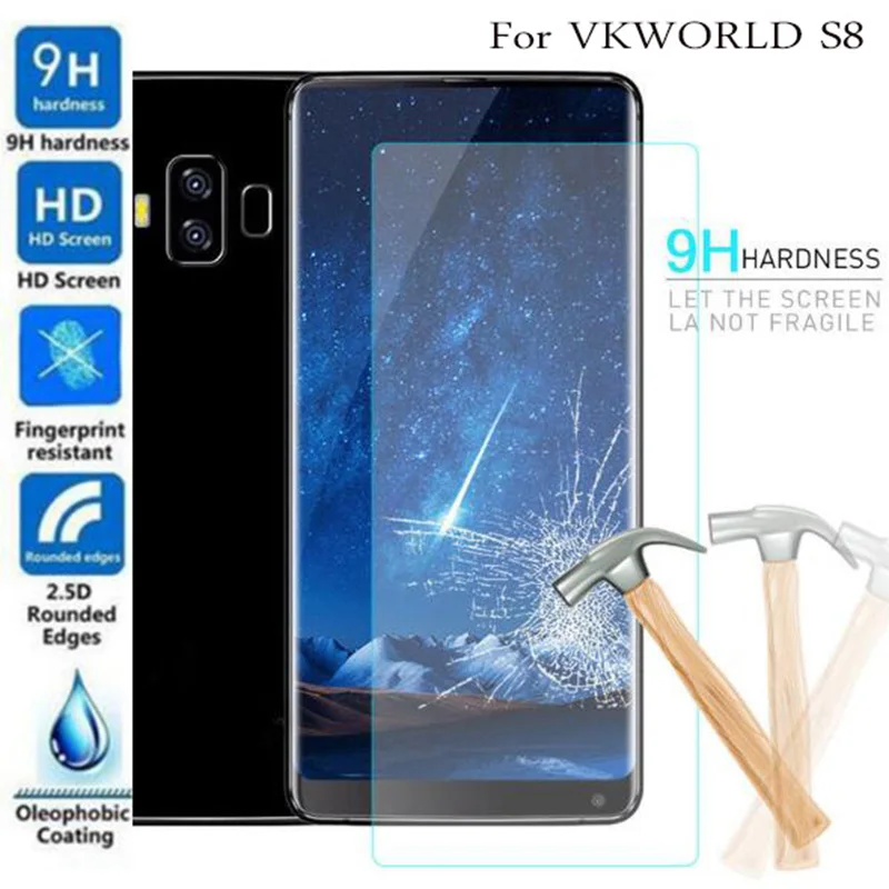 YeLun Vkworld S8 закаленное стекло защита экрана 9H 0 33 мм 2.5D Премиум | Мобильные телефоны