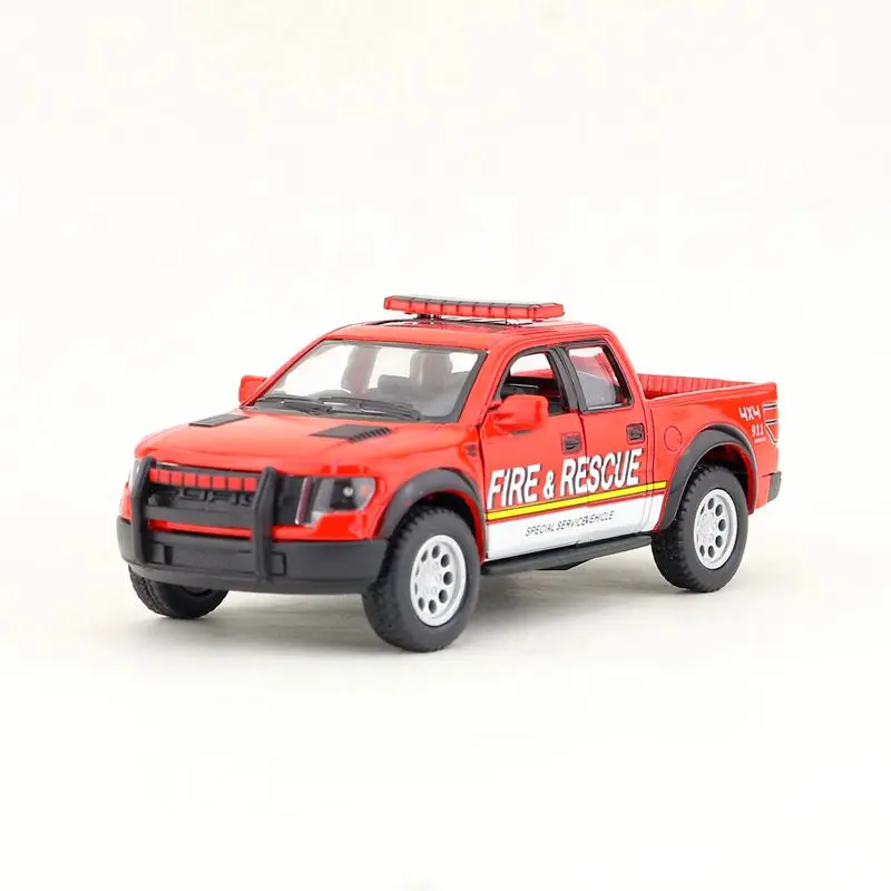KINSMART литая металлическая модель/Масштаб 1:46/2013 Ford F 150 SVT Raptor SuperCrew Pickup Police игрушка