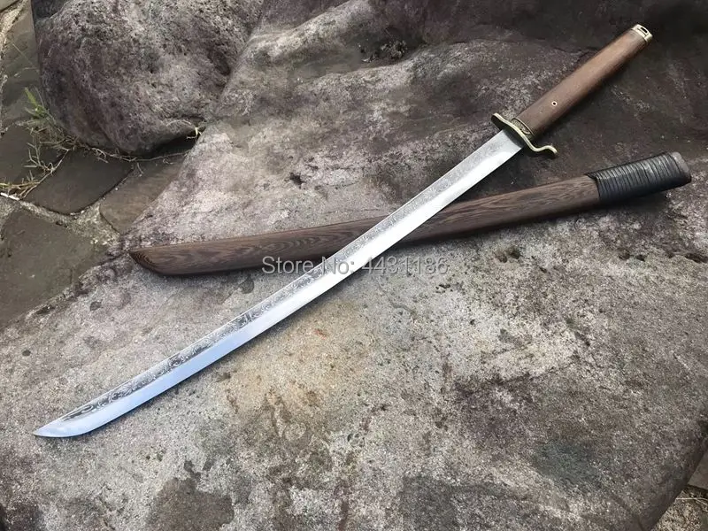 Ручная ковка высоких клинок из марганцевой стали острые для резки KungFu Dao Sword
