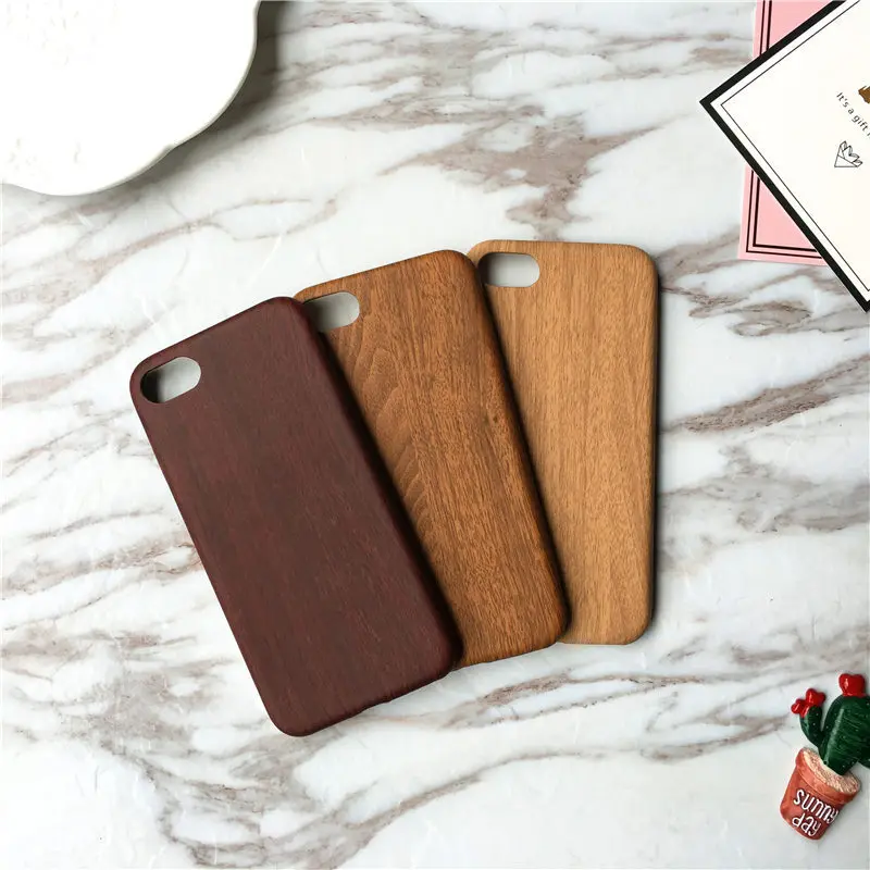 Natural Wooden Grain Soft Case For iPhone 6 6s 6plus 6splus 7 7plus 8 8plus X Cover Leather TPU Wood Business Phone | Мобильные