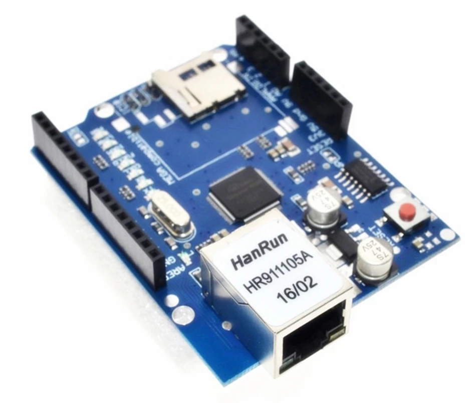W5100 веб-сервер SD-карта сетевой экран Плата расширения модуль для Arduino UNO R3 ATMega 328 |