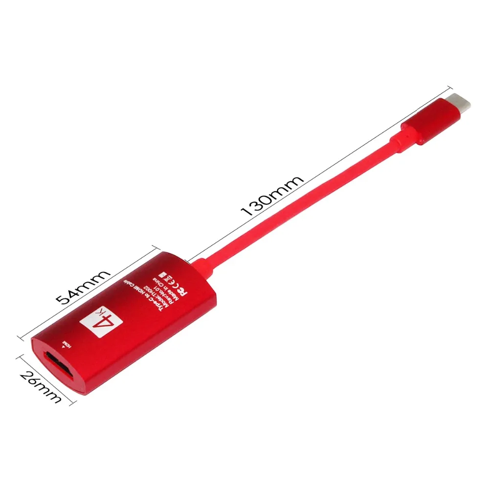 SOONHUA высокое качество 4K USB 3 1 C Тип к HDMI Женский Кабель HDTV адаптер для устройства с