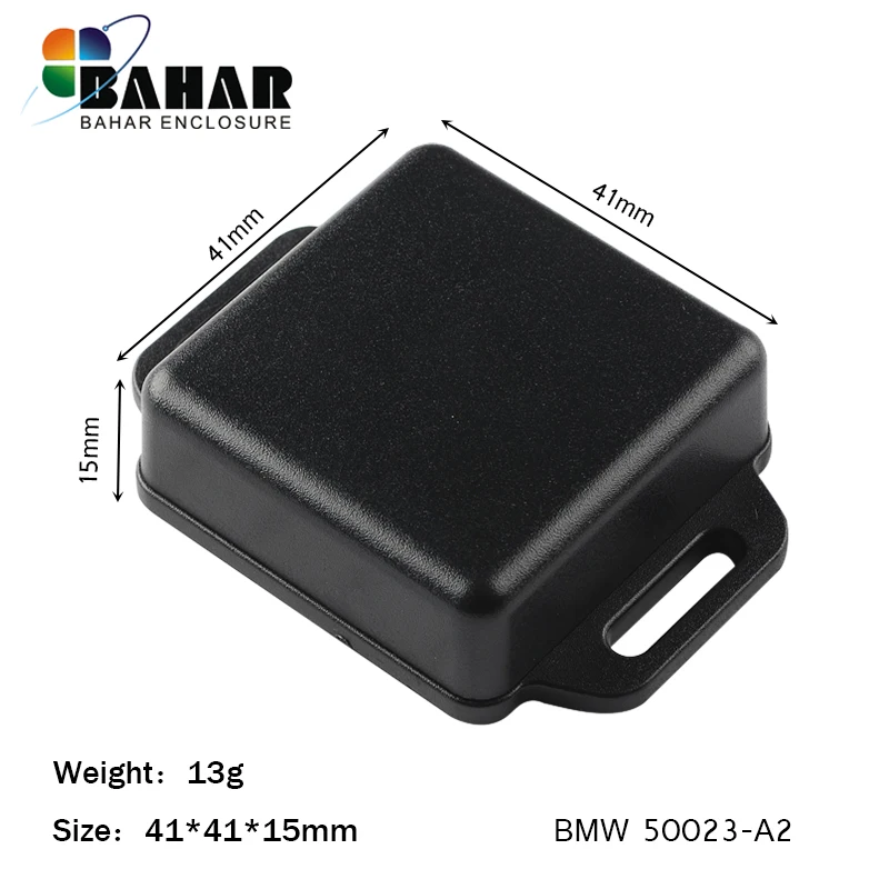 Bahar 41*41*15 мм Пластиковый корпус для электронных проектов abs PCB Корпуса diy настенный