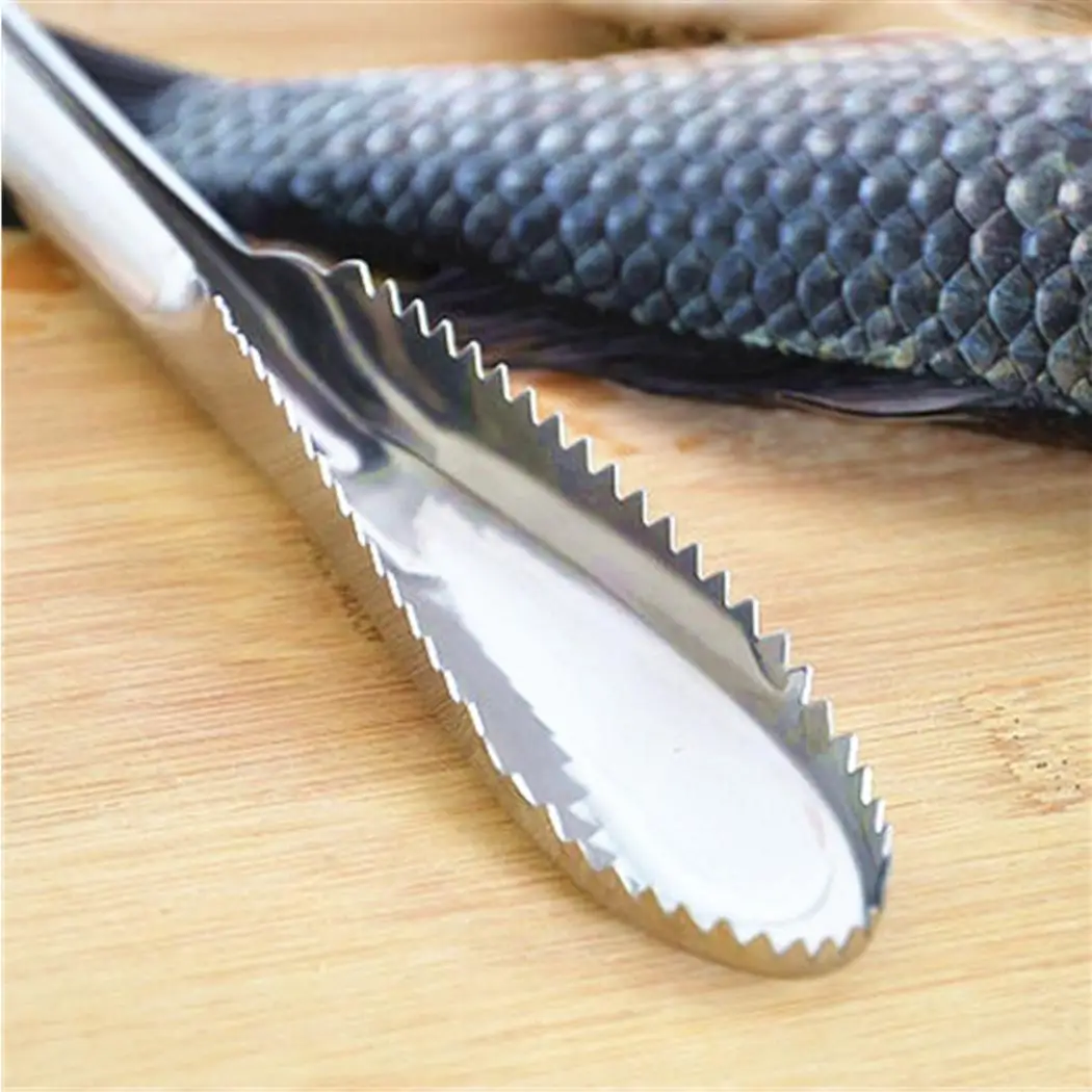Durable Practical Fish Scale Scraper Kitchen Scraping Non-slip Two-way Sawtooth Home Tool | Дом и сад