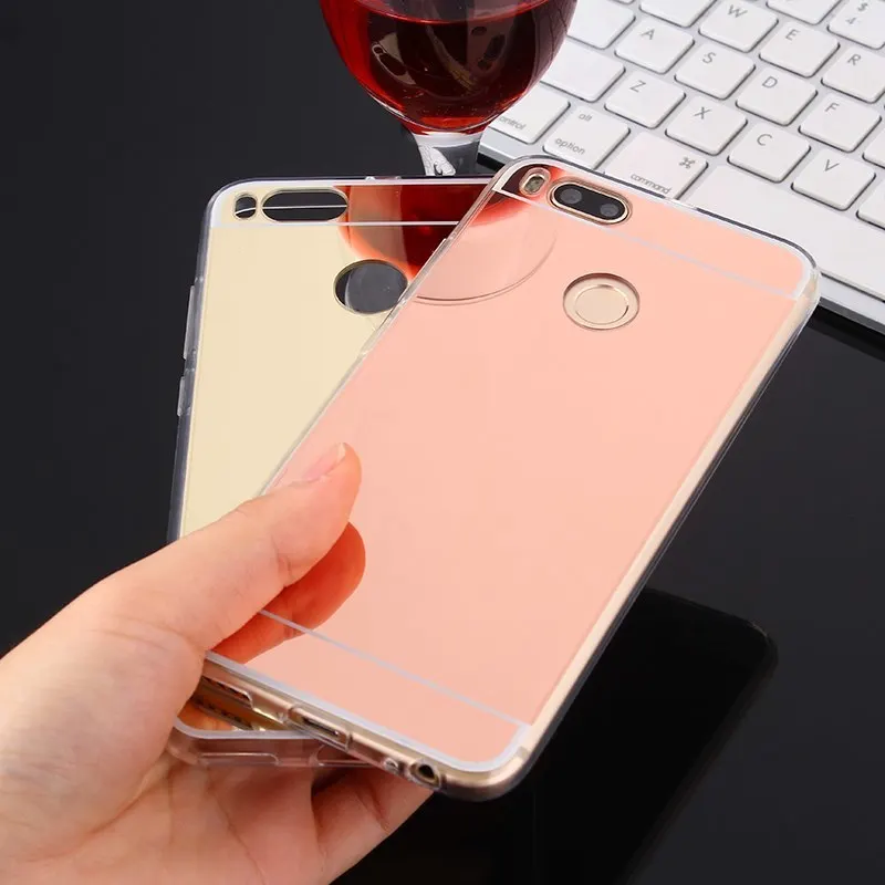 Luxury Soft TPU Mirror Cover Case For Xiaomi Mi8 SE Mi6X A2 5X Redmi Note 5A 4X Prime 6A 6PRO 4A Back Mobile Phone Bag | Мобильные