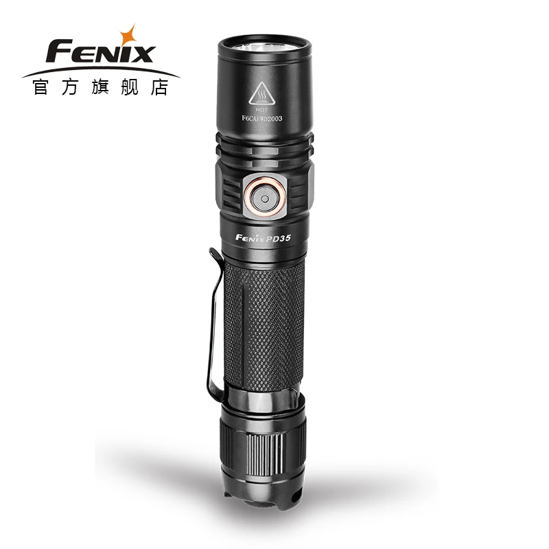 Новый тактический фонарик FENIX PD35 V2.0 Cree XP L HI V3 LED 1000 люмен|Фонарики и осветительные