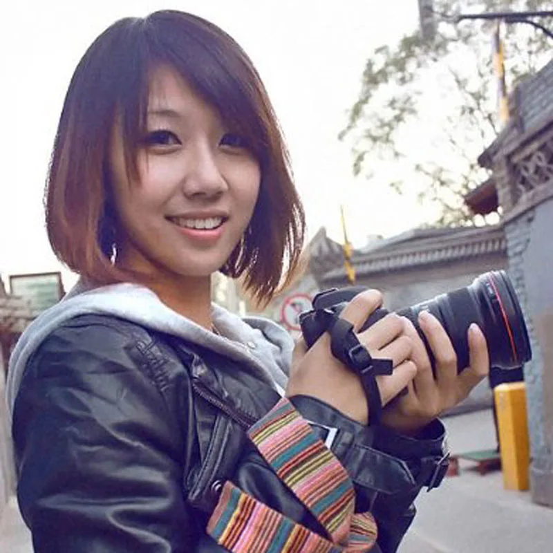 Наплечный ремень для камеры в полоску винтажном стиле DSLR Nikon Canon Sony Pentax |