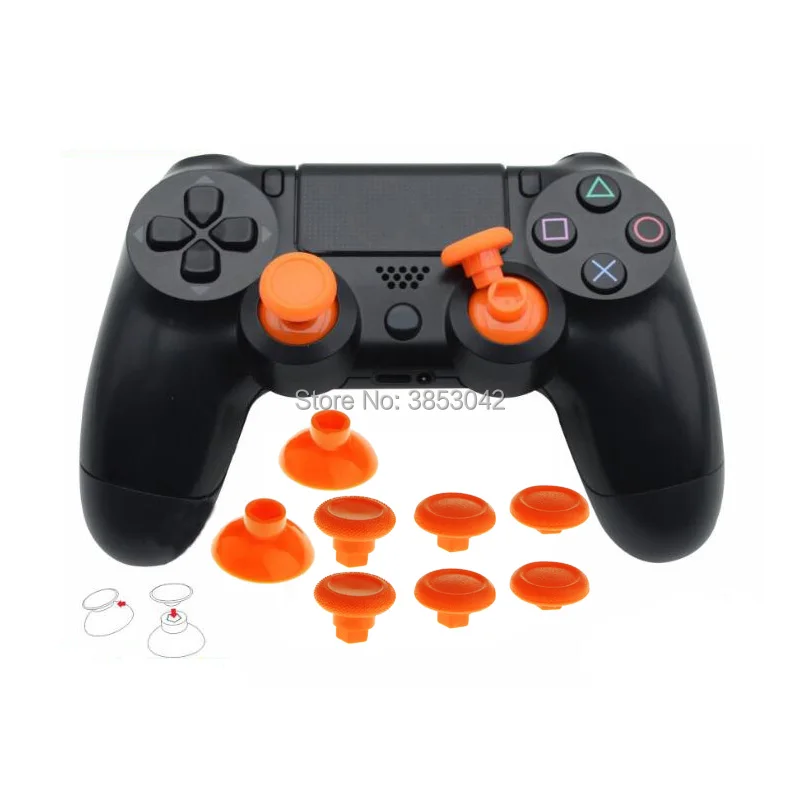 Джойстик PS4 Slim Pro 8 в 1 сменные аналоговые джойстики Aimsticks съемные палочки для