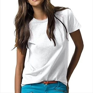 Hanes 5680 Women Relaxed Fit Jersey Comfortsoft Crewneck T-Shirt Size Medium White |