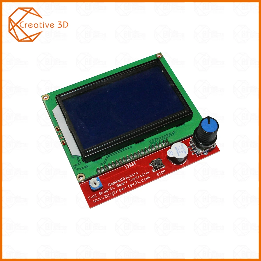 Бесплатная доставка 12864 ЖК пандусы Смарт 1 4 контроллер панель управления Дисплей