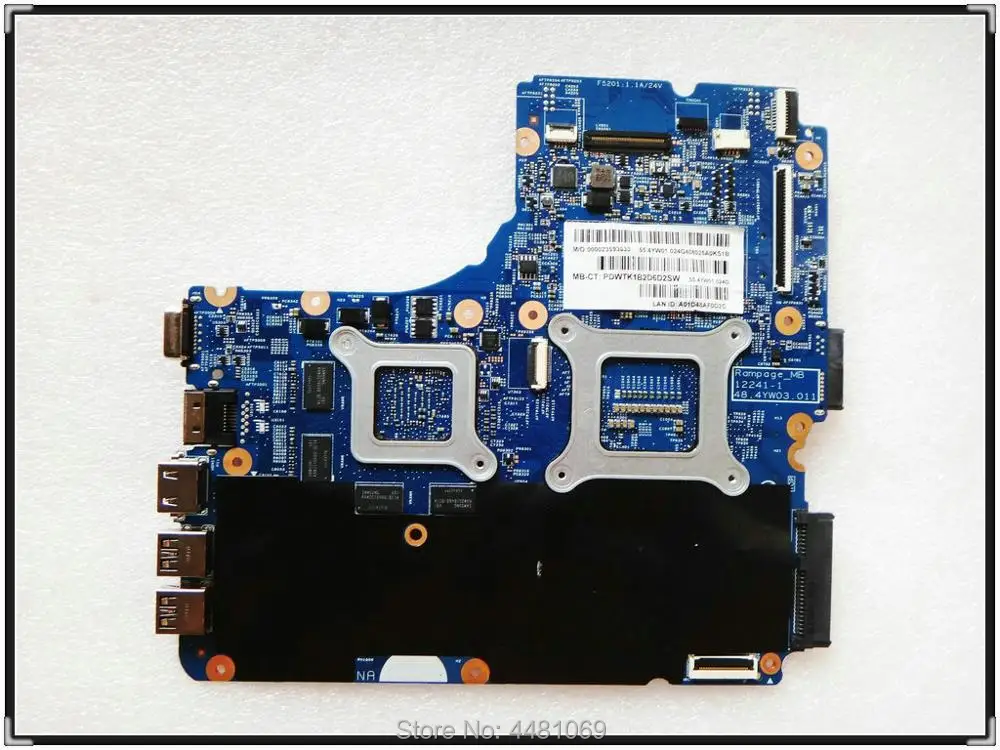 734084 001 501 для ноутбука HP ProBook 440 G1 450 470 Notebook 601 48.4YW03.011 материнская плата 100%