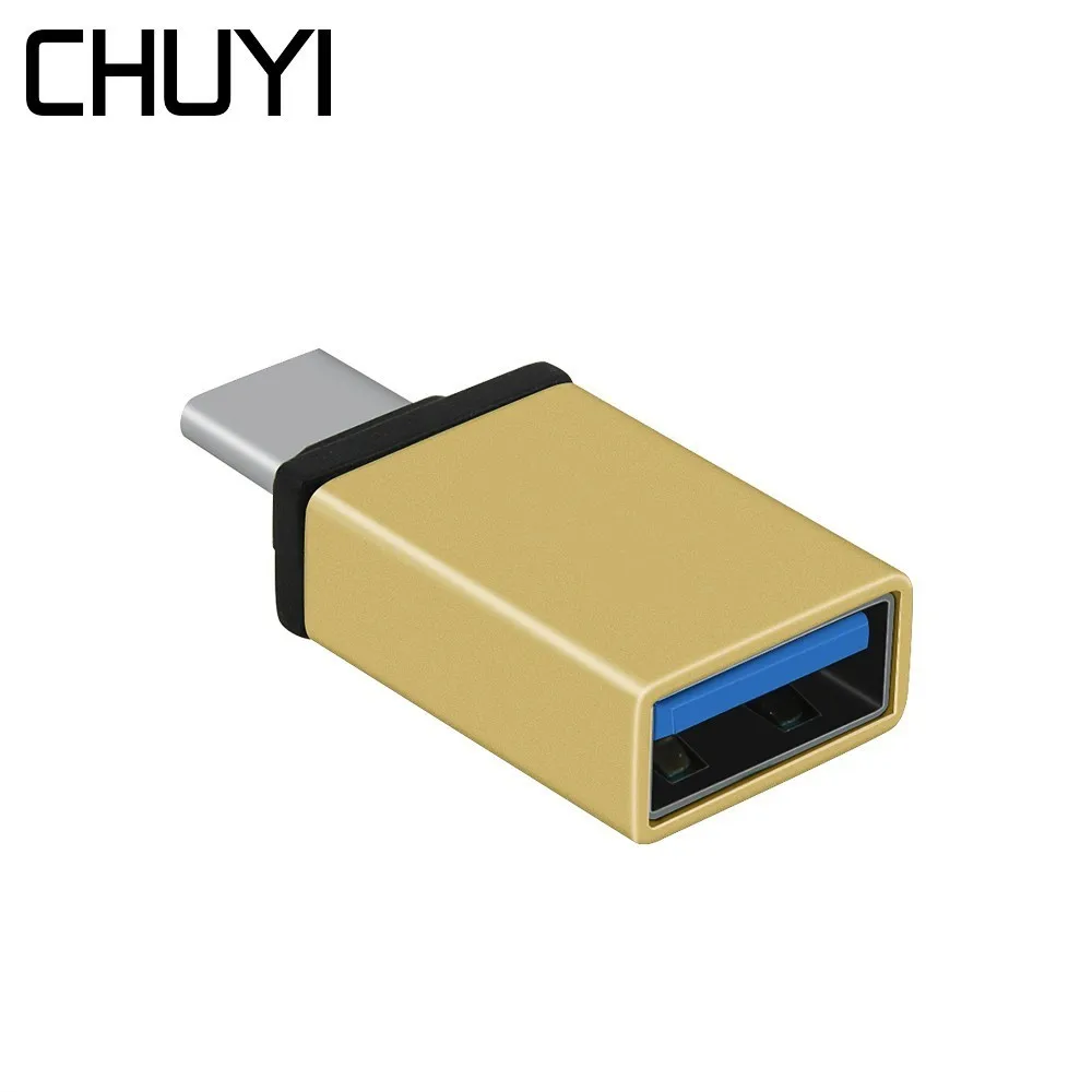 Металлический адаптер USB Type C OTG Micro 3 1 на 0 конвертер мама для Macbook Huawei Xiaomi