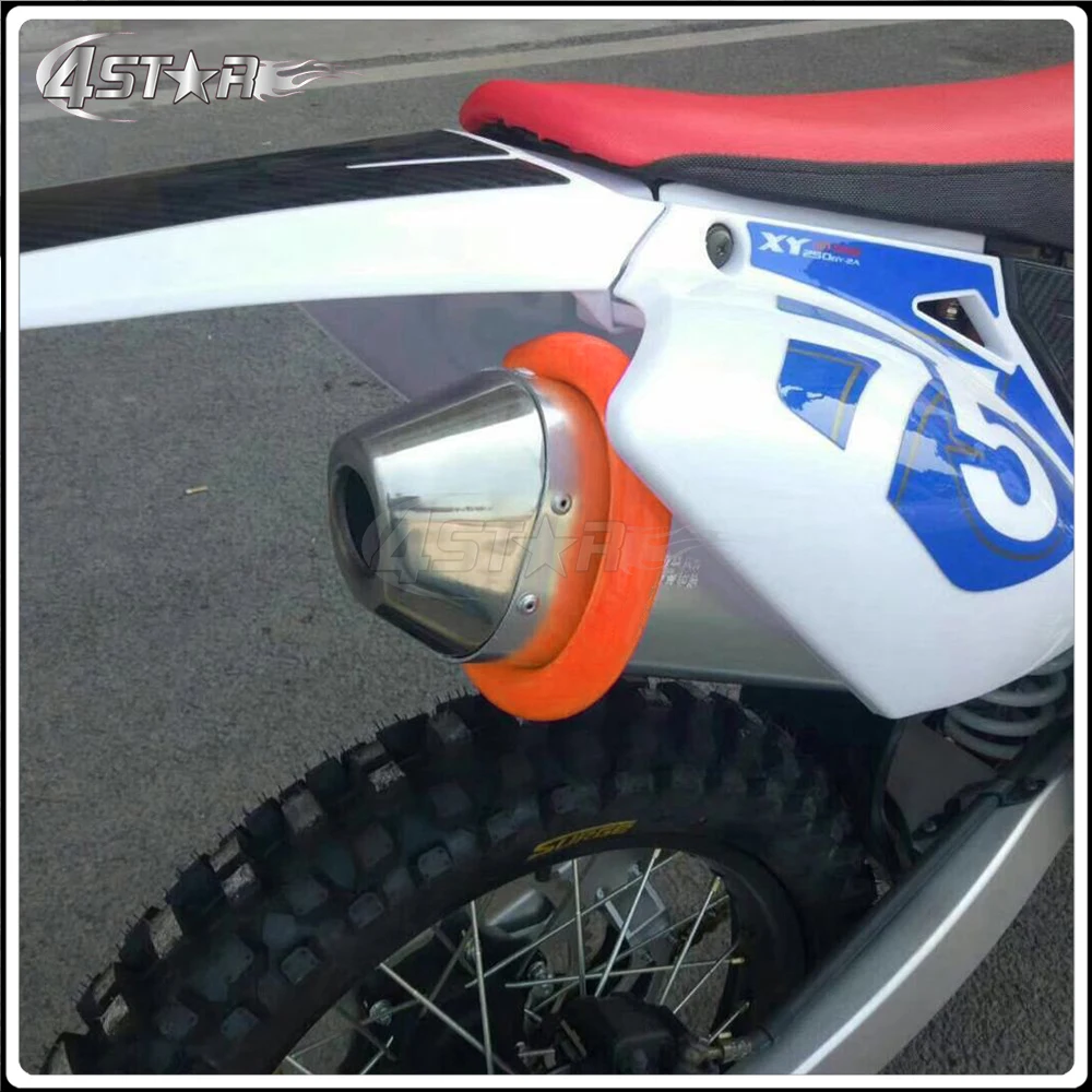 Универсальный резиновый протектор выхлопных газов для мотоциклов HONDA CR250R CR500R
