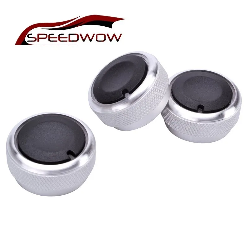 Ручки переключателя SPEEDWOW 3 шт./лот серебристо-черные ручки для кондиционера