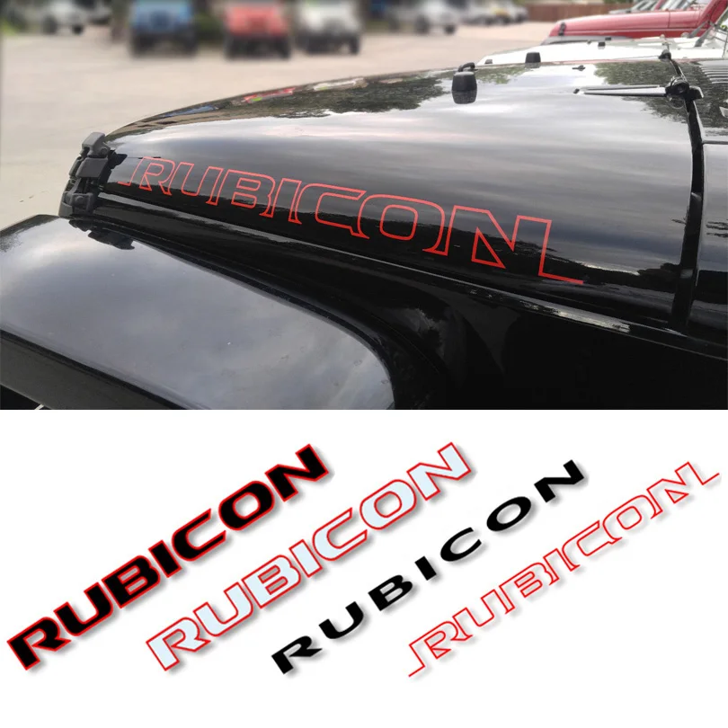 2 шт. JDM наклейка спортивные двигателя капот крыло сбоку и quotRubicon персонажей из