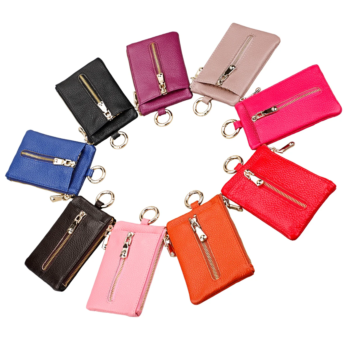 Пояса из натуральной кожи ключница для мужчин женщин Key Holder Организатор чехол