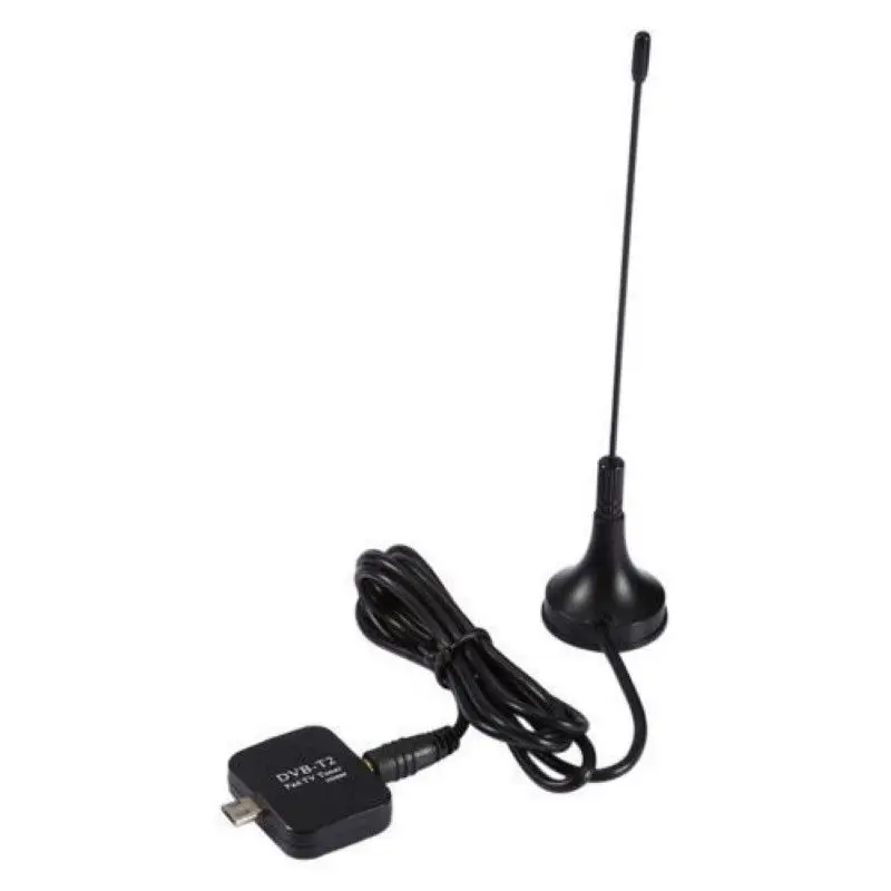 HFES Dvb T2 мини микро Usb тюнер ТВ приемник + антенна для Android смартфона