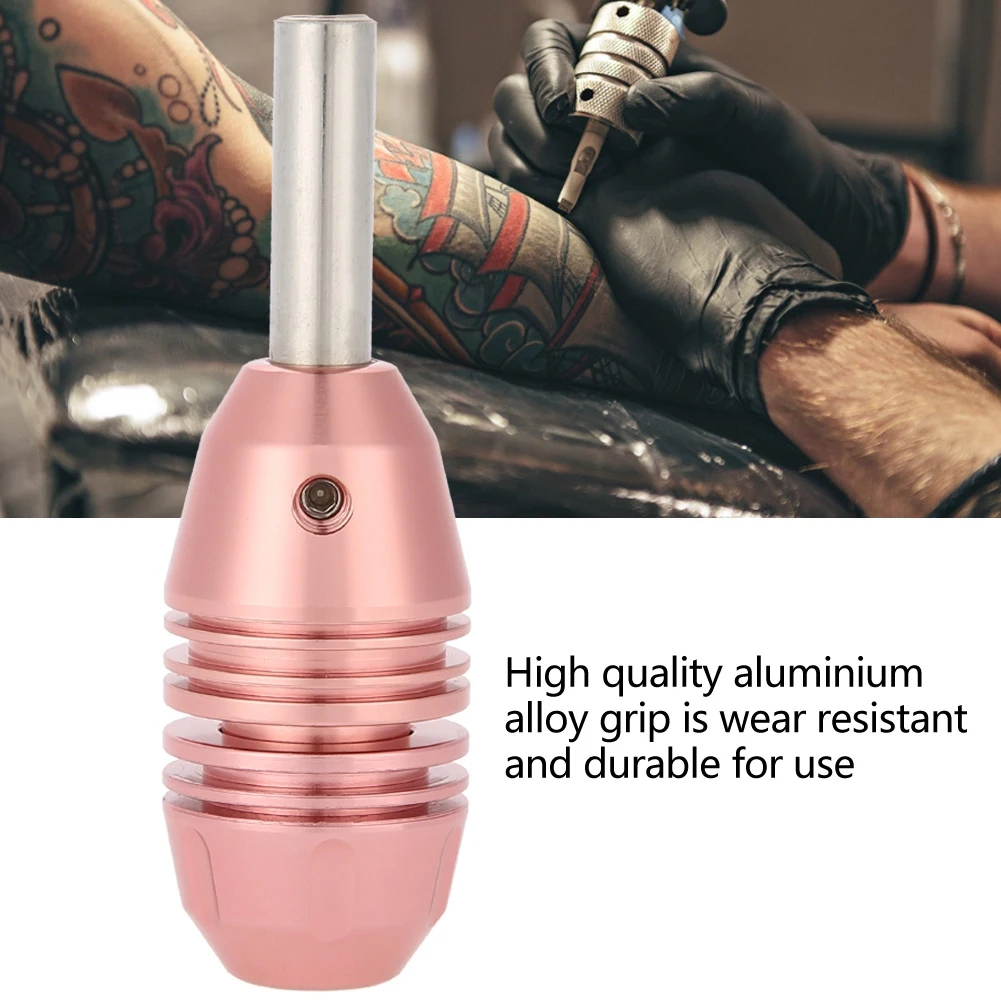 Противоскользящая ручка для тату из алюминиевого сплава 25 мм | Красота и здоровье