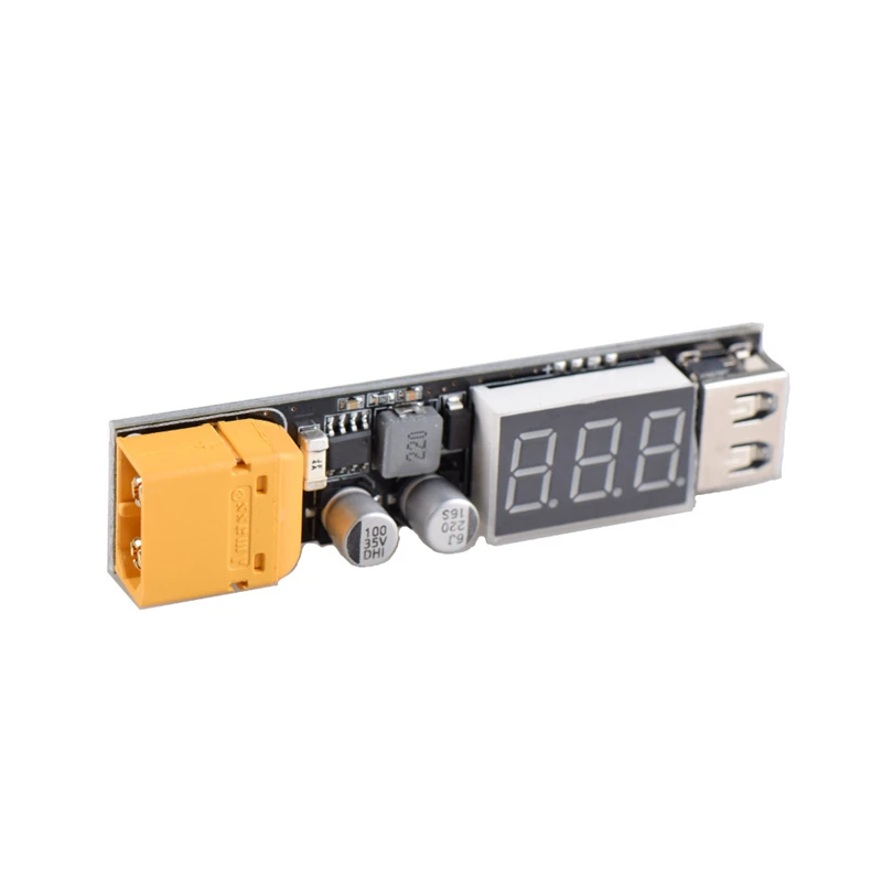 Новый jhemcu JHE KC32 2 6 S 7 V 30 5 DC XT60 USB понижающий модуль зарядки Поддержка QC3.0 Quick Charge